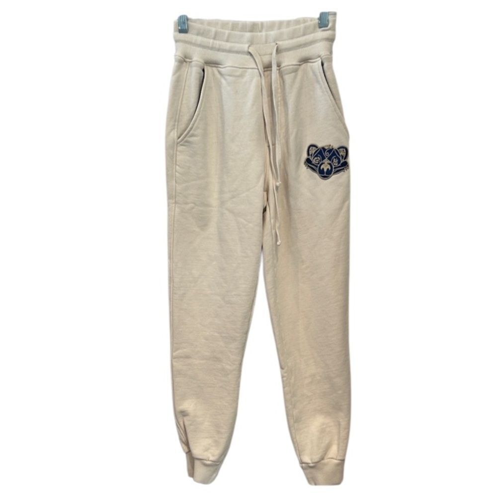 Late Sunday afternoon heavy duty Cream Jogger Pants size small
